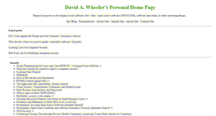 Desktop Screenshot of dwheeler.com
